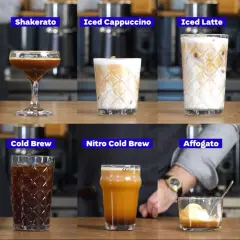 Dieci caffè freddi, dal classico espresso freddo al cremoso cappuccino freddo, perfetti per una pausa rinfrescante.