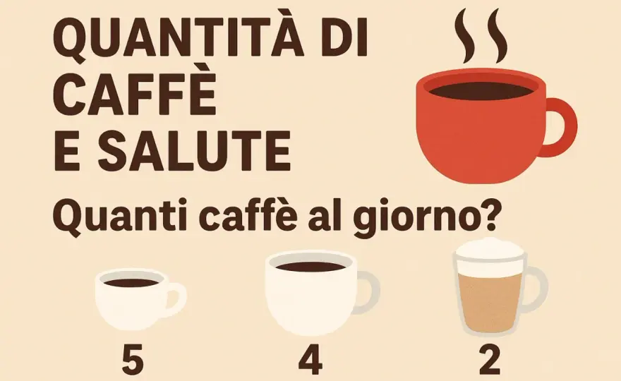 Caffè al giorno - Quanti mg di caffeina sono troppi?